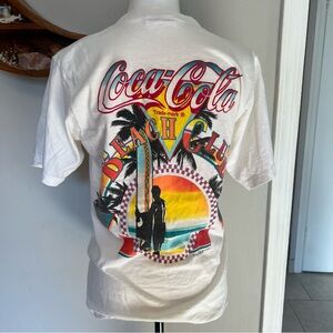 Vintage Coca-Cola Beach Club Graphic T-Shirt - Size M